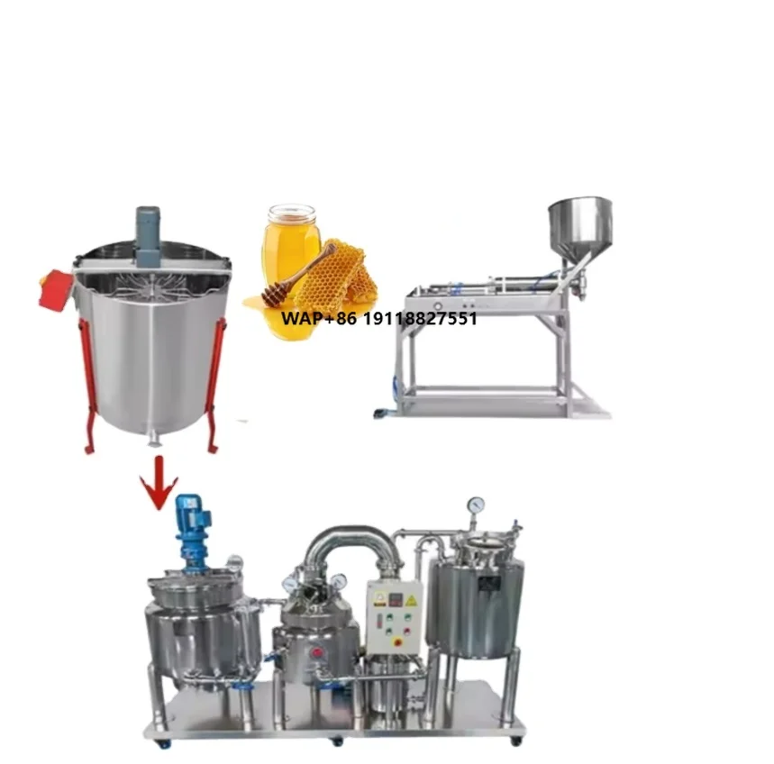 Factory Automatic Honey Machine/ Honey Bottle Production Line Honey Purification and Compression Production Line