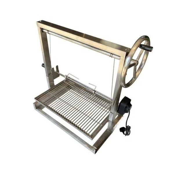 Electric Rotisserie Kit Premium Adjustable Height Spit System for Grills Residential BBQ Accessories