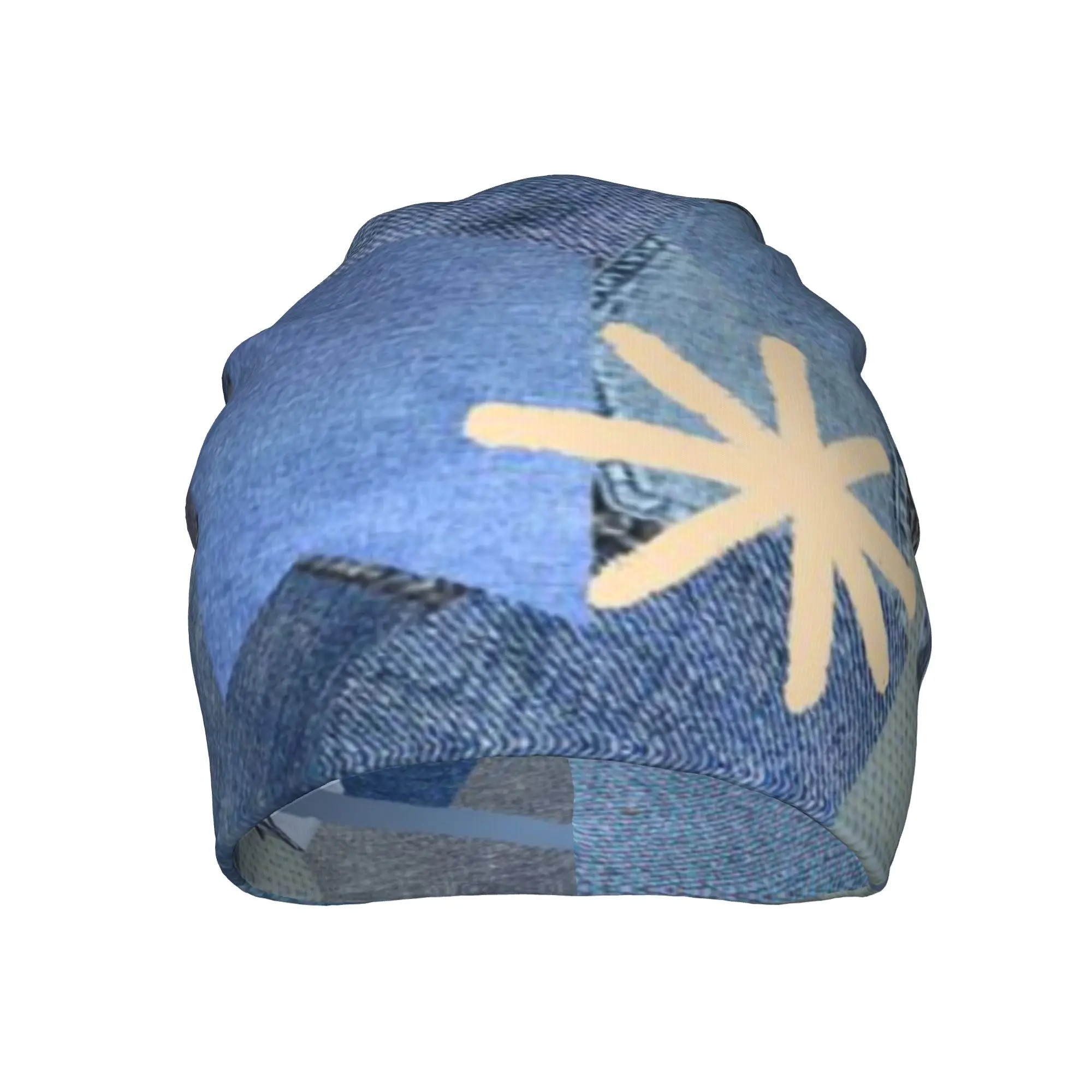 Blue (8) Fashion Caps For Men Women Denim texture Ski Caps Soft Bonnet Hats Skullies & Beanies Hat