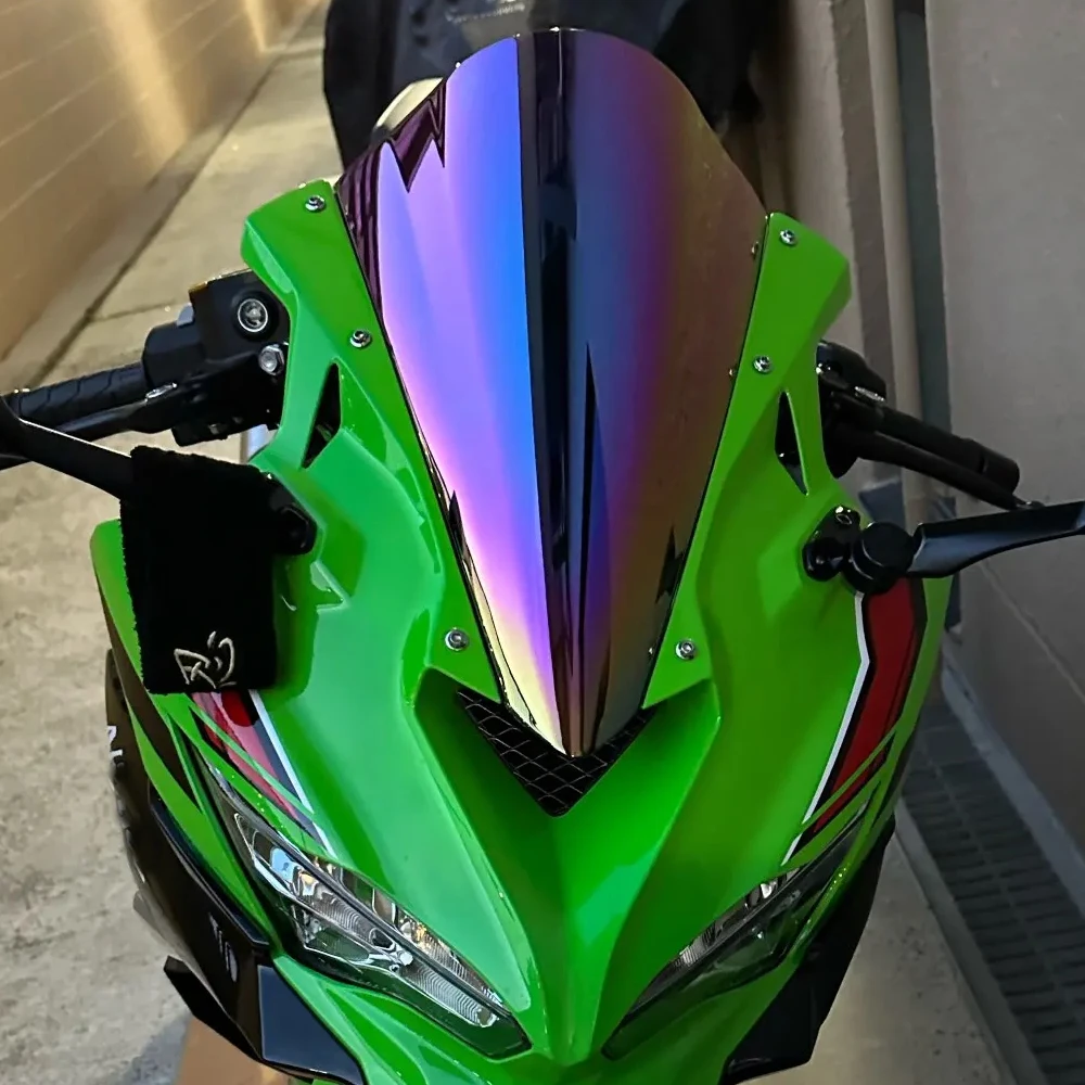 

Ветровое стекло для мотоцикла Kawasaki Ninja ZX 4RR 4R ZX4R ZX-4RR ZX25R ZX-25RR 2023 ZX4RR, экран с двойными пузырями, Новинка