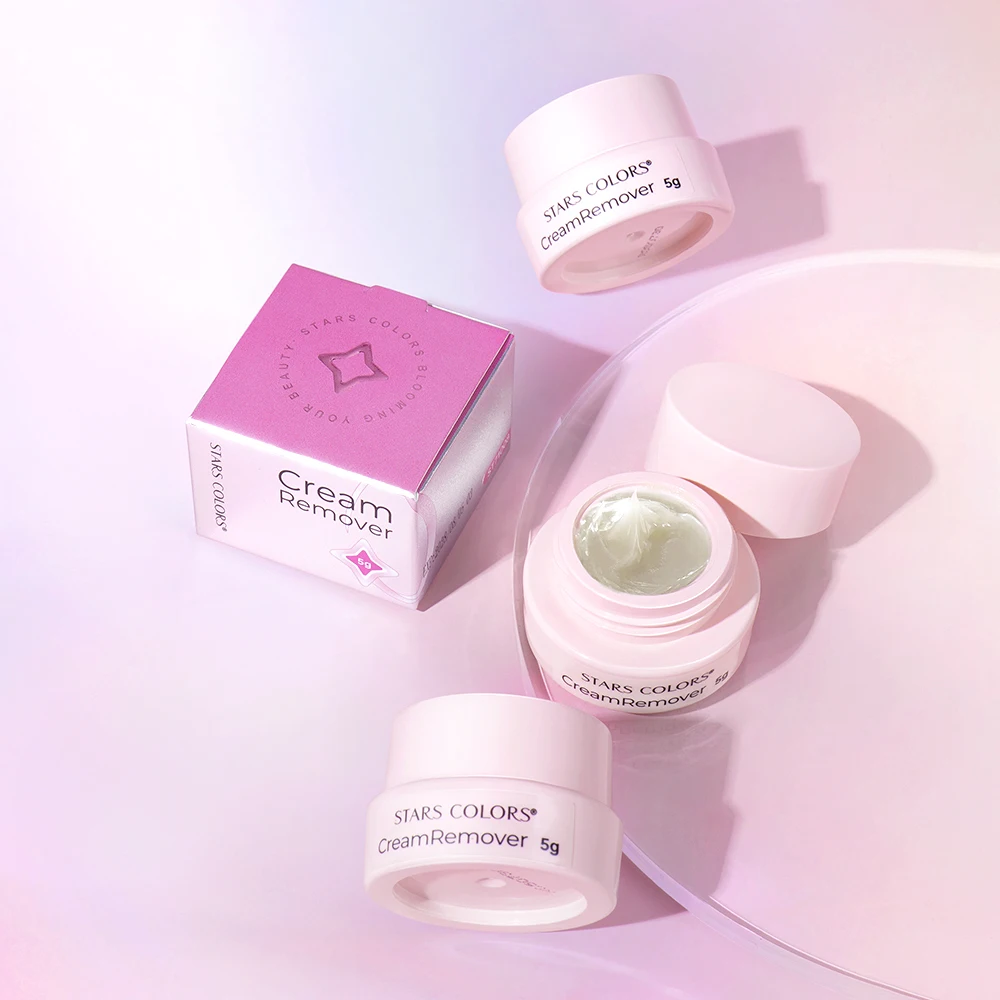 STARS COLORS Professional 5g Eyelash Glue Cream Remover Gentle and Soothing Eyelashes Extensions Remover Beauty Makeup Remover