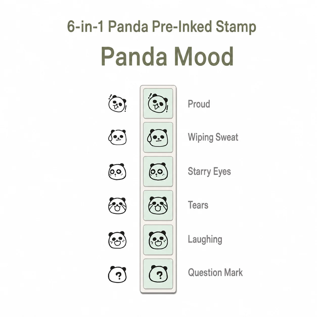 Pre Inked Plastic Stamps Combined Cute Pattern Stamp Diy Decoration Stamp Cartoon Daily Expense Tracking Stamp For Journal Diy