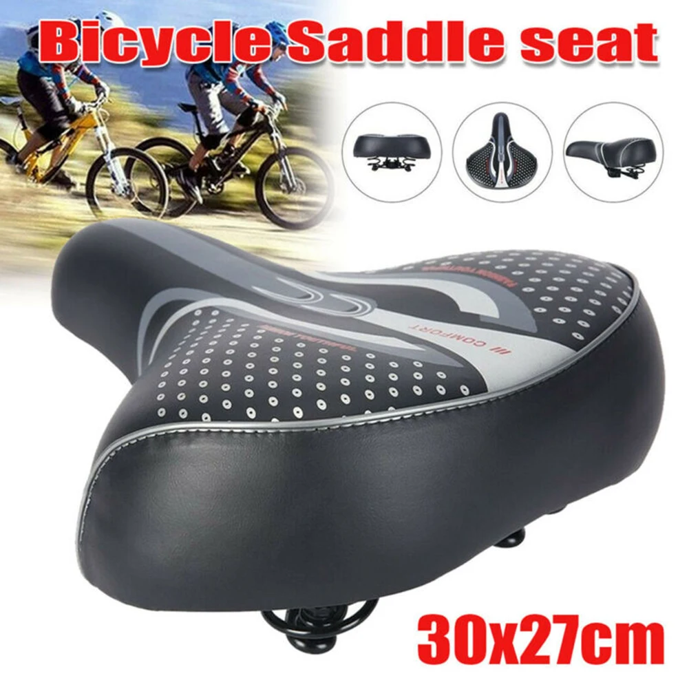 

Sale Comfortable Extra Wide Big Bum Bike Bicycle Soft Pad Saddle Seat Cushion Sporty Cushion For Electric Scooter