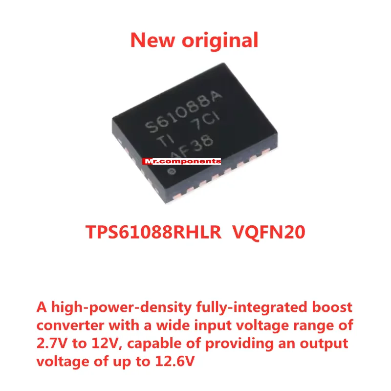 5PCS TPS61088RHLR VQFN20 10A High-power-density fully-integrated boost converter New