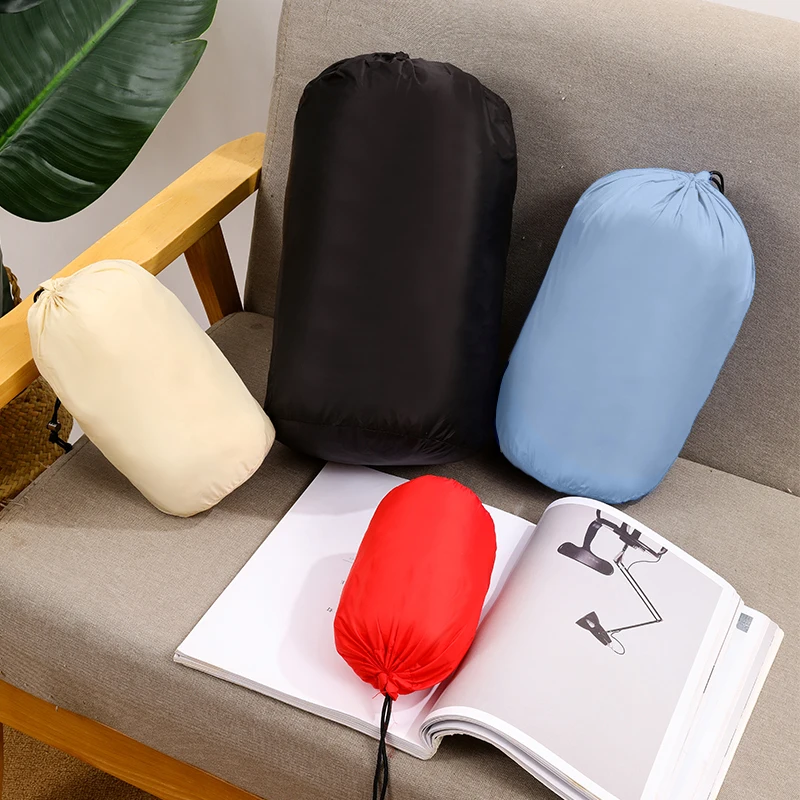 Oxford Waterproof Dustproof Cloth Down Jacket Clothing Storage Bag Convention Foldable Drawstring Pocket