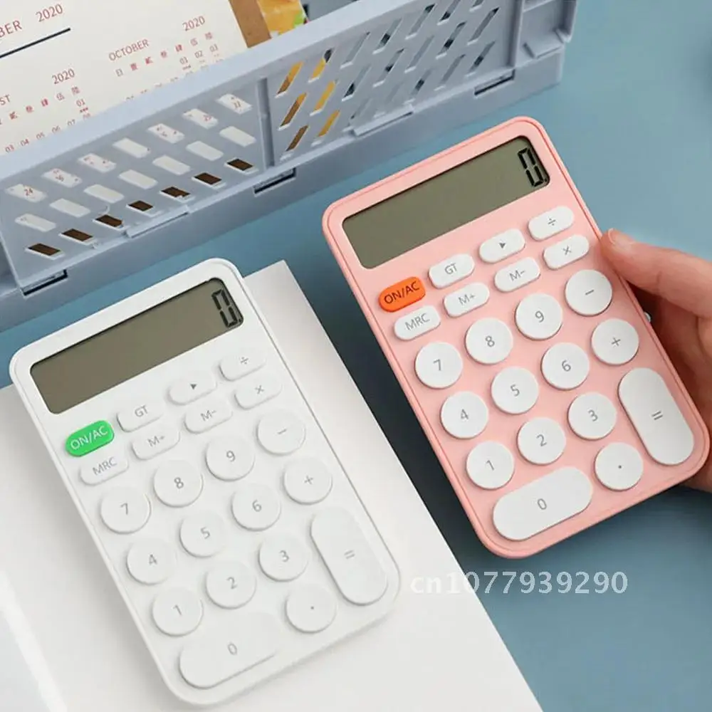 

Simple Candy Color Handheld Calculator Student Learning Assistant Calculator Accounting Female Special Mini Portable Computer