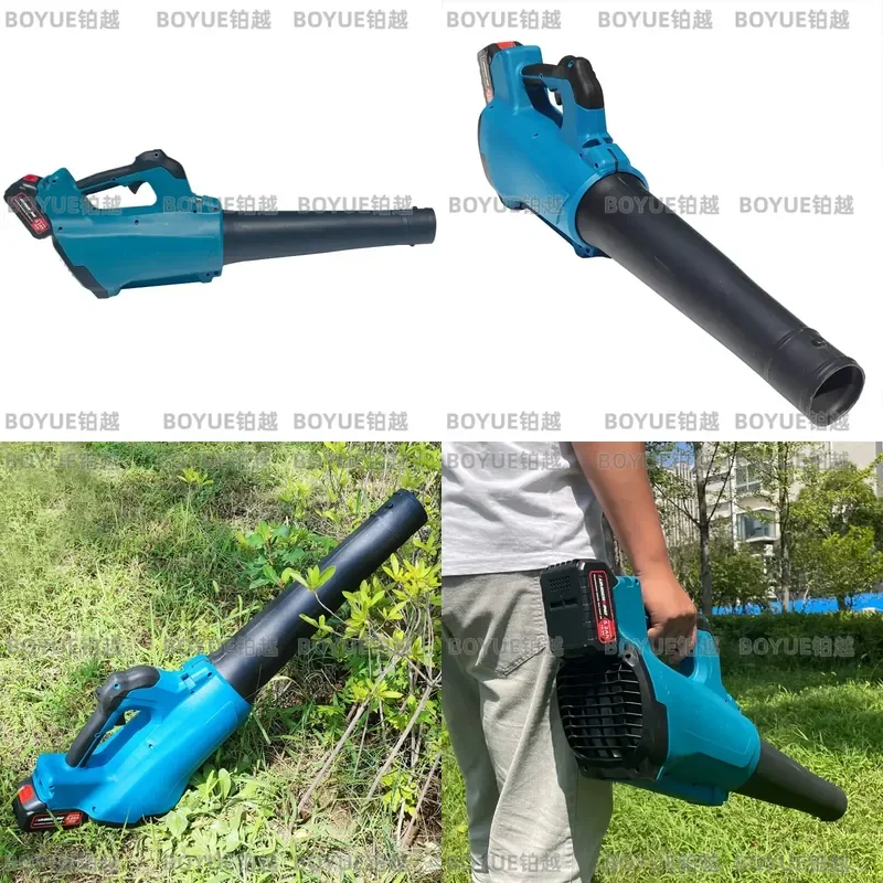 Cordless Leaf Blower Vacuum Mulcher 3 in 1 High Speed Portable Electric Air Blower for Garden Lawn Cleaning Powerful DC Motor