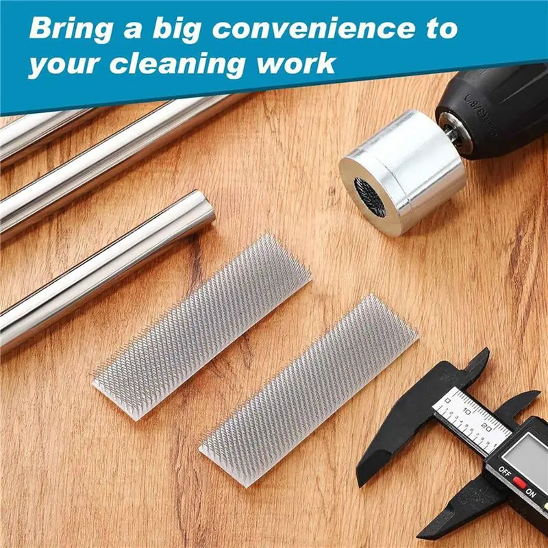 Aug. 15Pcs Copper Tube Cleaning Brush Pipe Cleaner Replacement Sheets For Copper Metal Pipe Cleaners Hand Tools 22Mm