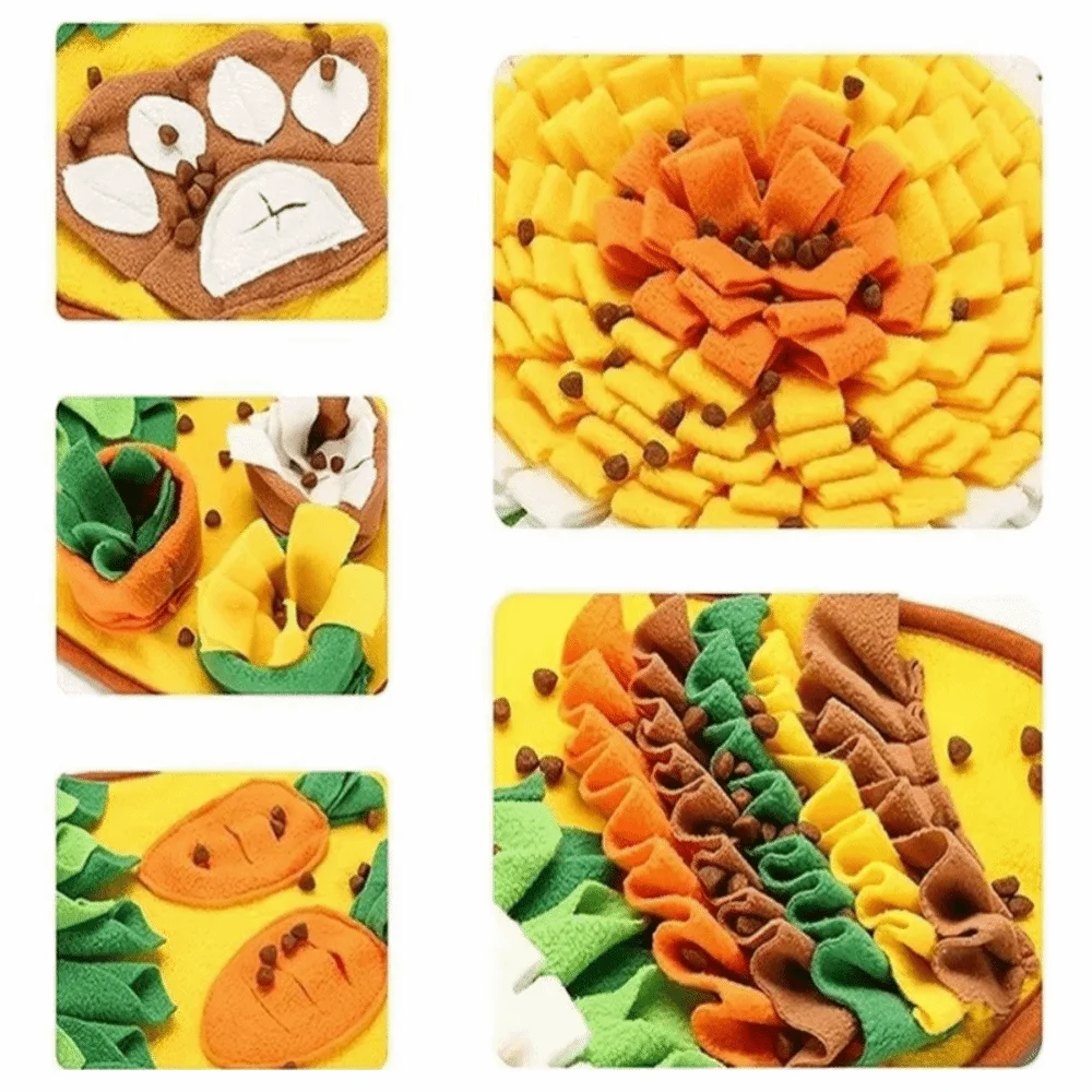 جديد البوليستر جرو شم حصيرة دائم كبير الحجم الكلب لغز المغذية بطيئة الأكل الغذاء الاستغناء الحيوانات الأليفة رائحة الوسادة لتدريب الكلاب #4