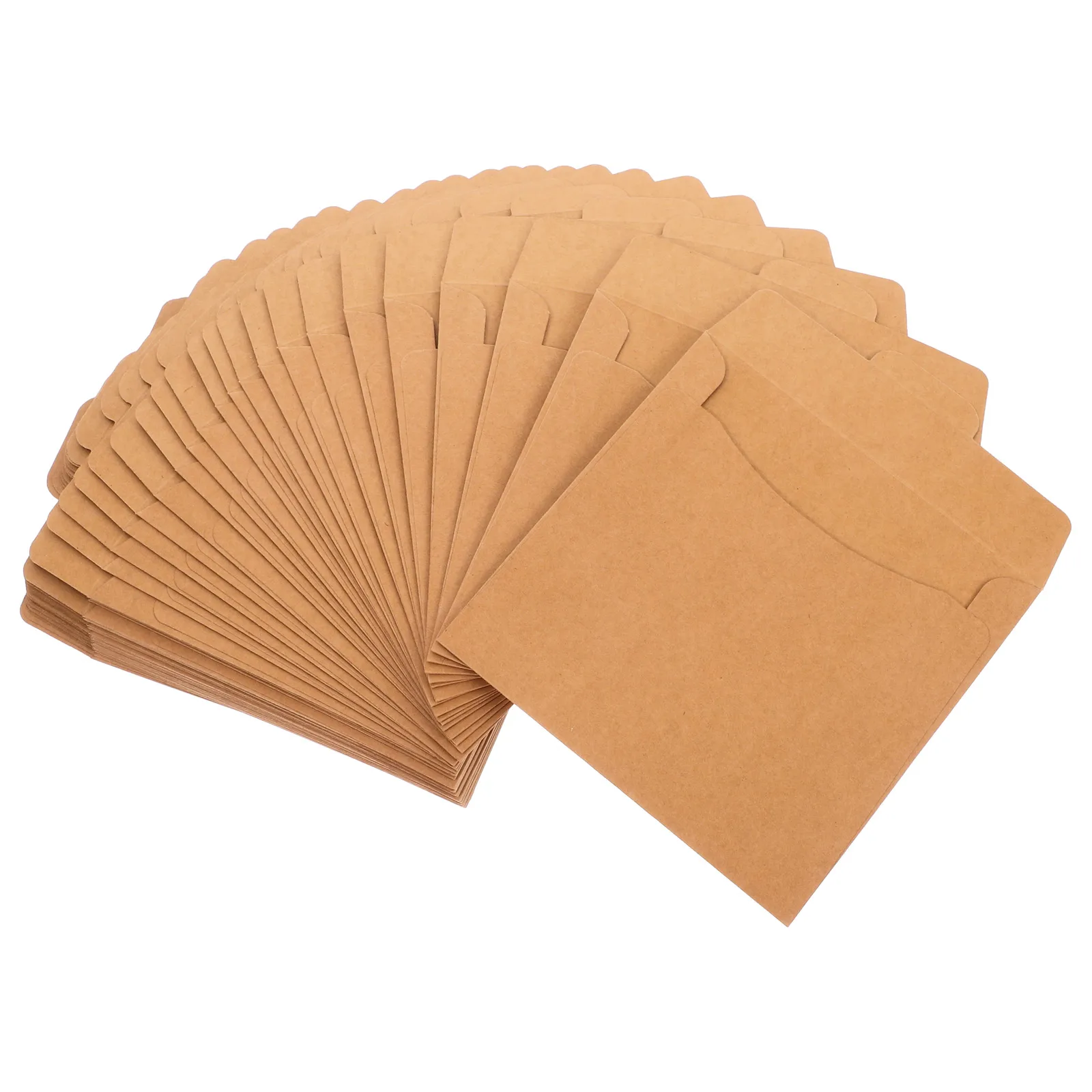 50 Pcs CD Bag Holder Sleeves Outer Blank Cases Dvd Envelopes Mailers Business Card