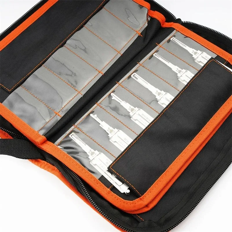

50-Piece 2-in-1 Portable Durable Kit for Locksmith Tools, Keys, and Car Keys Storage Bag