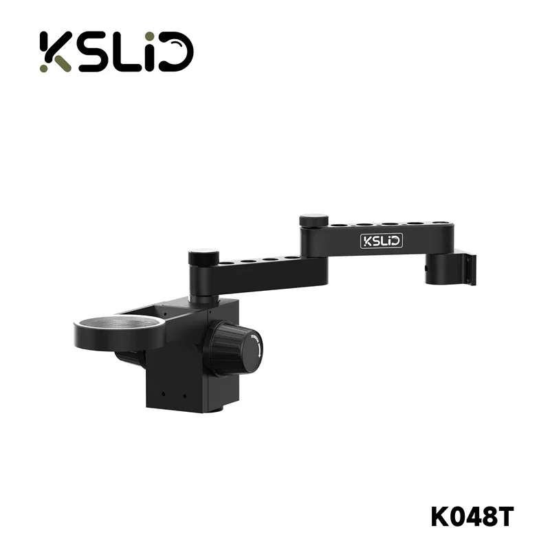 KSLID K047 K047T K048 K048T Foldable Microscope Stand for Cellphone Maintenance Adjustable 360° Rotating Support Bracket