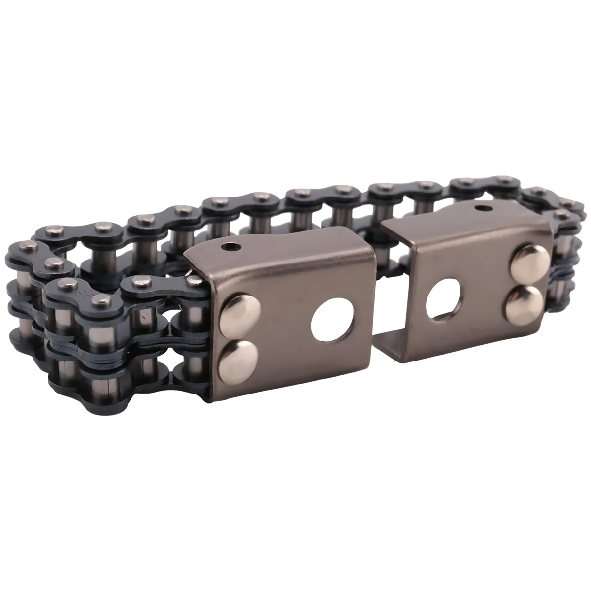 Drum Kit Pedal Verbindungskette mit Master Link Drum Pedal Kette Hammer Beater Chain Ersatz Percussion Rich