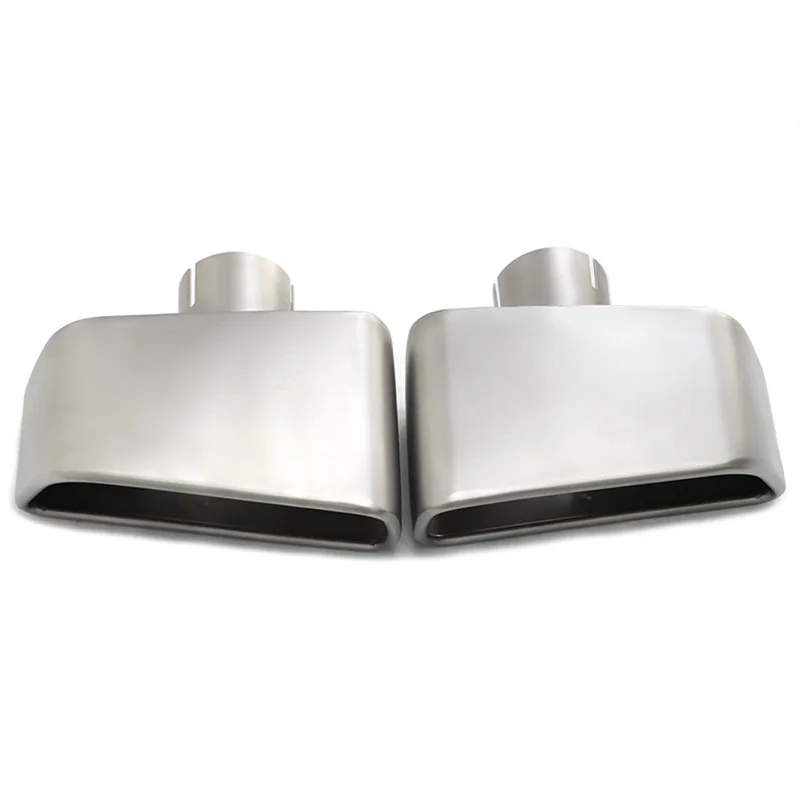 

1 пара, большой размер 160 мм, 210 мм, наконечник глушителя, хромированный черный, квадратная труба из нержавеющей стали, насадка для выхлопной трубы автомобиля