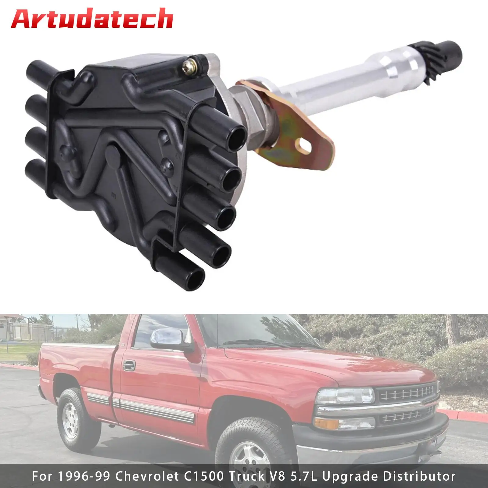 

Artudatech Ignition Distributor 12570425 For GMC Cadillac Chevy Pickup SUV Van Tahoe 5.0 Car Accessories
