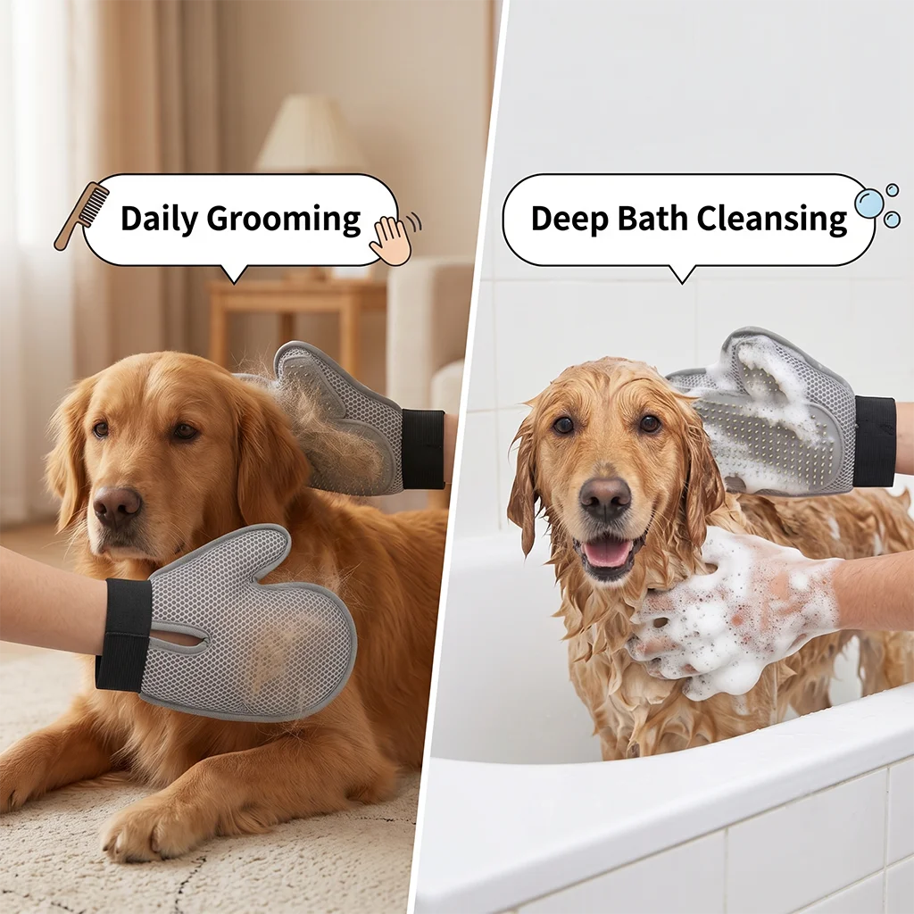 Pet Grooming Glove Dog Cat Hai - огляд і ціна Pet Supplies Grooming