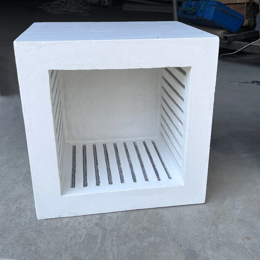 Ceramic Fiber Muffle Chamber High Temperature Liner for Muffle Box Test Furnace