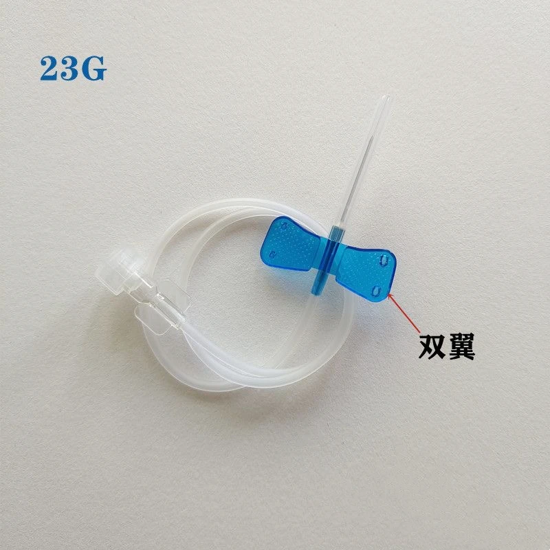 Disposable Needle Sterile Scalp Vein Set 21G 23G 25G Pet Medical Double Wings for Infusion Set