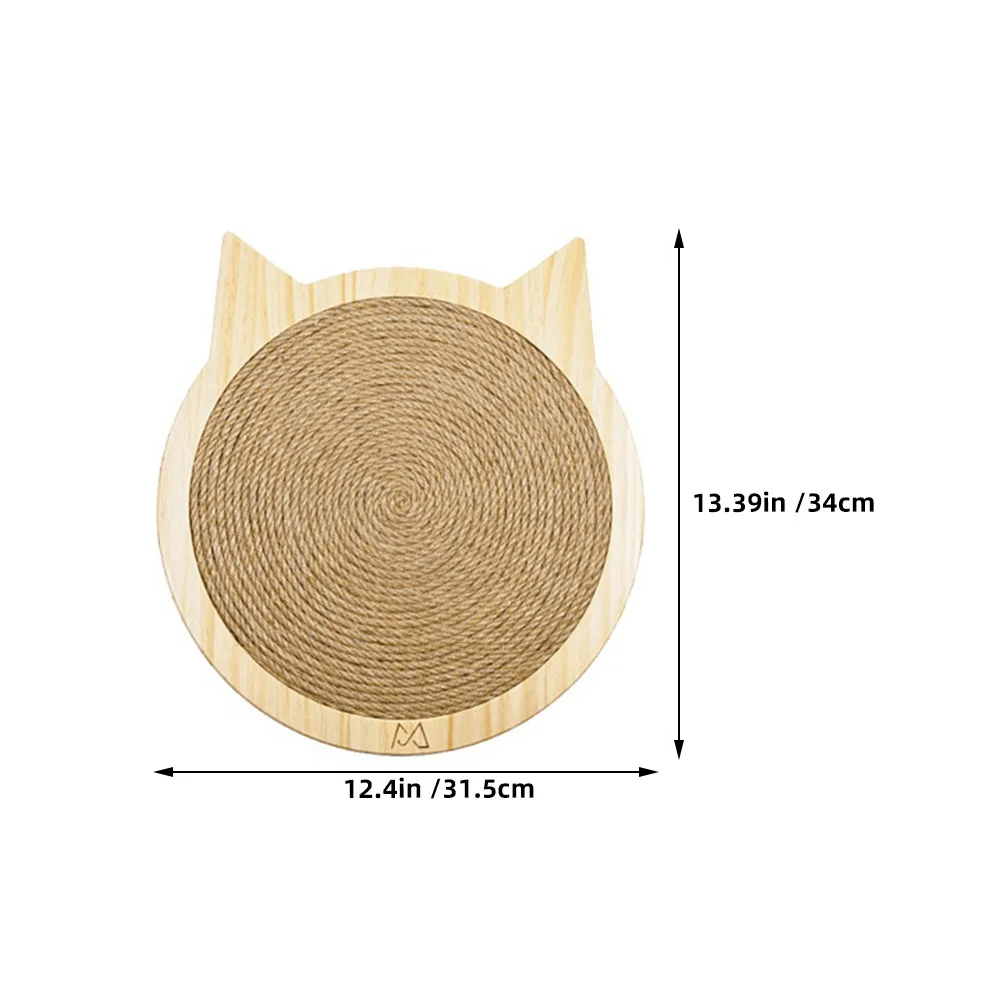 

Cat Scratching Board Sisal Hemp Post Durable Toy Claw Grinder Vertical Type Bright Color Wear Resist Scratch Mat Accessories