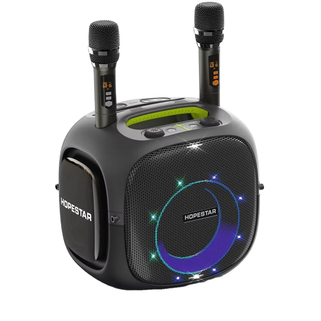 HOPESTAR Partyone ULTIMATE  Outdoor Wireless Speaker Stereo MP3 System Waterproof Home Karaoke Subwoofer Speaker With RGB
