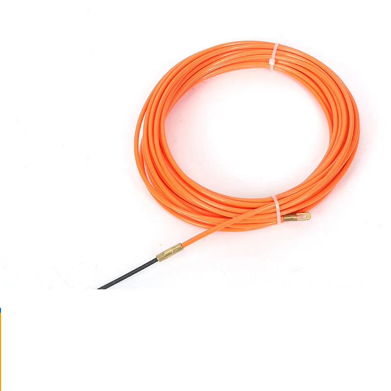 3mm/4mm/6mm Fiberglass Wire Cable Puller Fish Tape Reel Conduit Ducting Rodder Pulling Puller Guide Device 5/10/15/20M