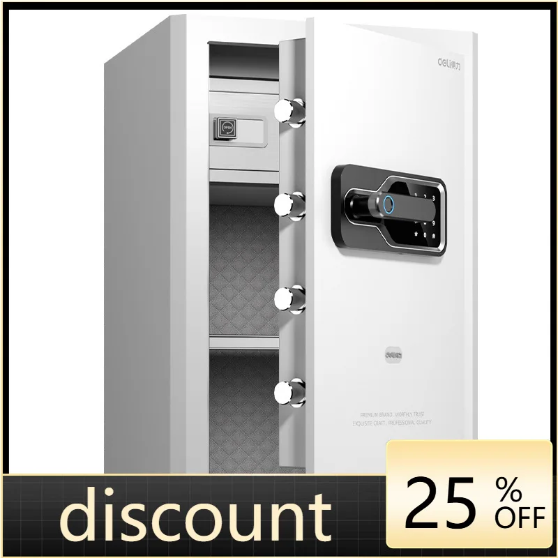 LMM fingerprint password safe deposit box Thickened door panel Commercial office anti-theft safe