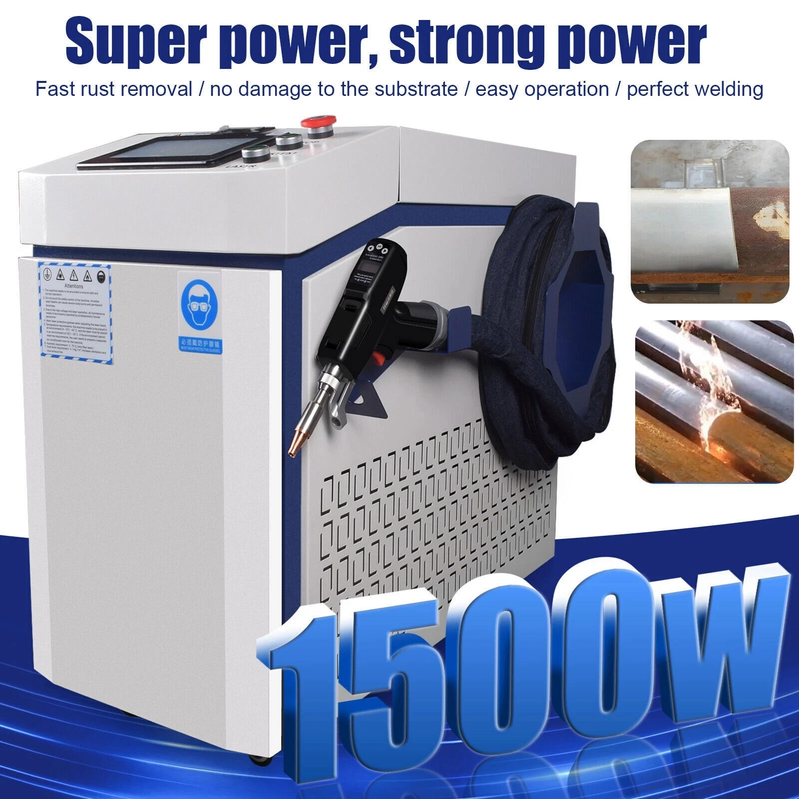 

Laser Welder Cutting Weld Seam Cleaning Machine Touch Screen Gun