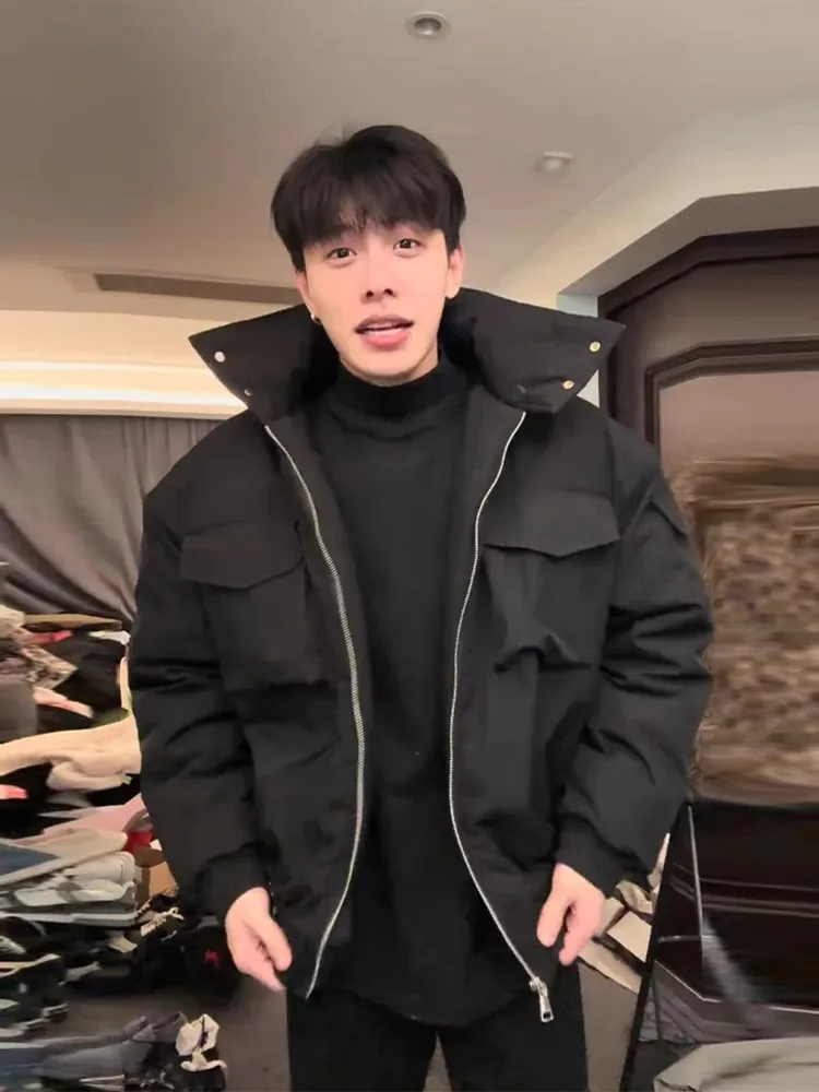 

Bomber Light Cavalry Workwear Cotton Jaet Men's Winter High Collar ort American Flight Jaet Cotton Outerwear