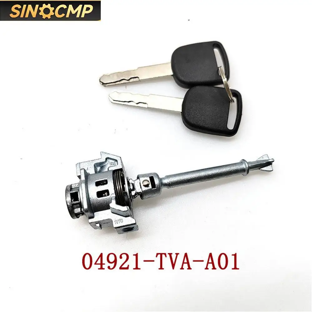 

1 комплект цилиндра замка двери водителя с 2 ключами 04921-TVA-A01 для Honda Accord Accord Hybrid 2018-2021, автомобильные детали