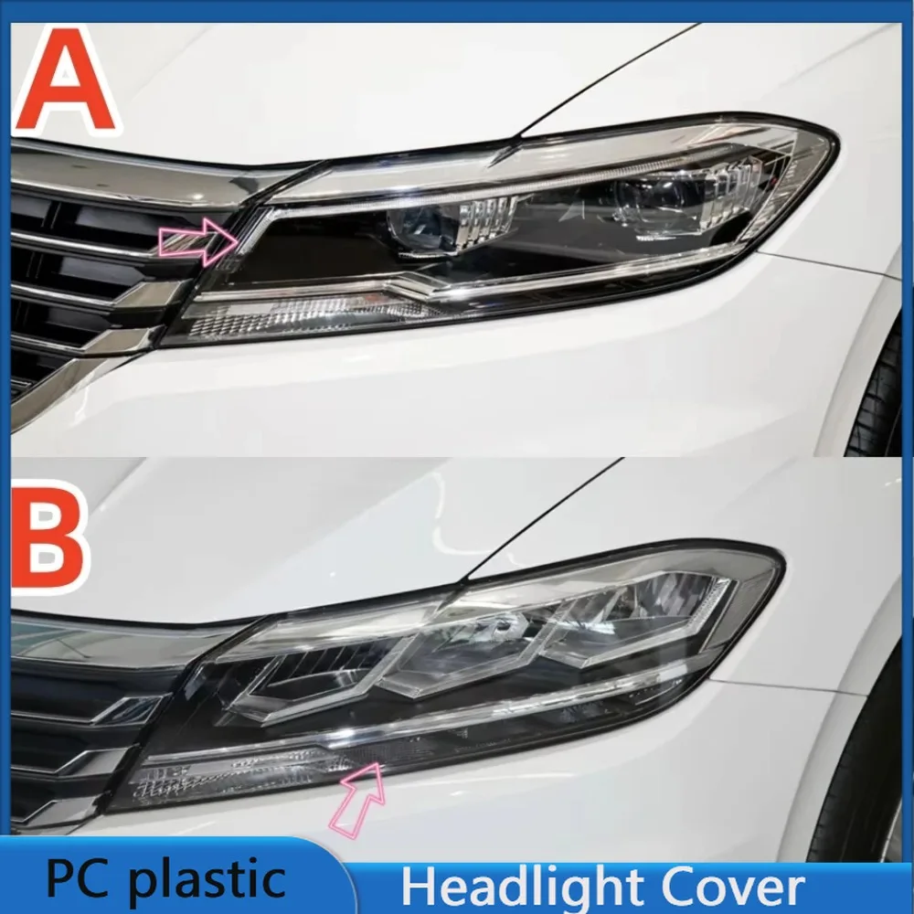 For Volkswagen VW Lavida Plus 2018-2021 Front Headlight Cover Transparent Lampshade Headlamp Lens Shell Body Kit Accessories