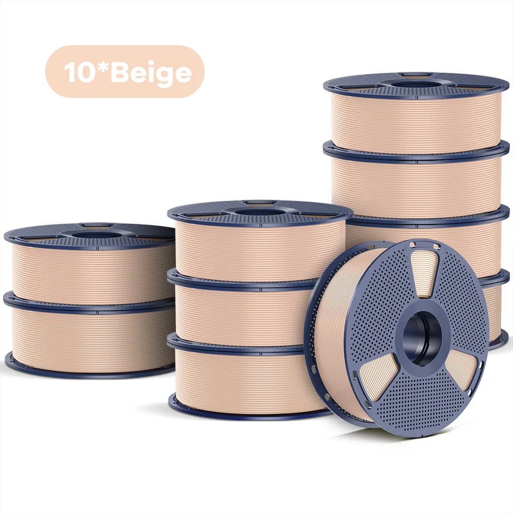 SUNLU PETG Filament 10kg 1,75mm 1 Rolle/kg (2,2lbs) Für 3D-Drucker Wiederverwendbare Spule Sorgfältig Gewickelt Glatter Druck