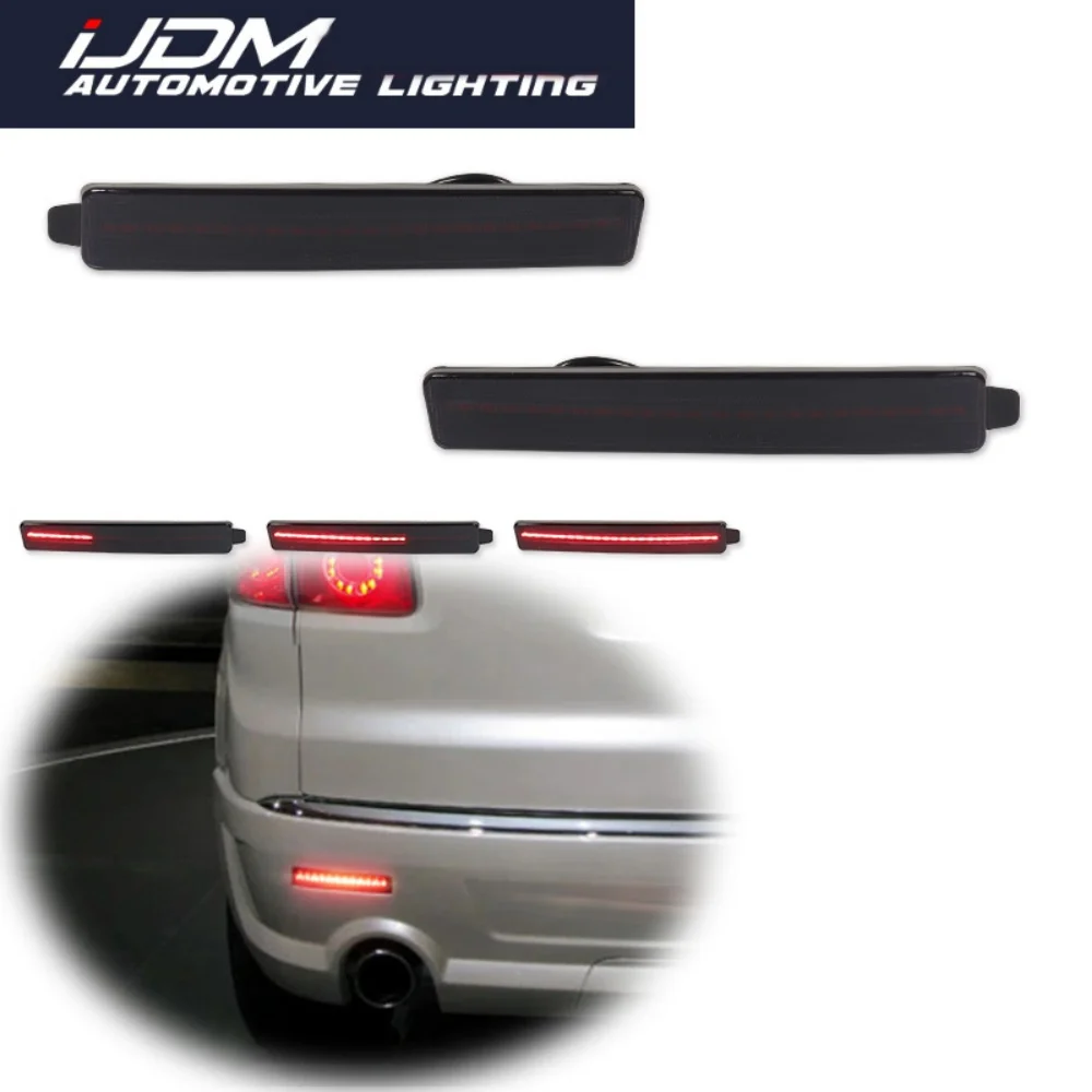 

Для Chevrolet Traverse для Cadillac SRX для GMC Acadia светодиодные отражатели заднего бампера задние/стоп-сигналы последовательный указатель поворота