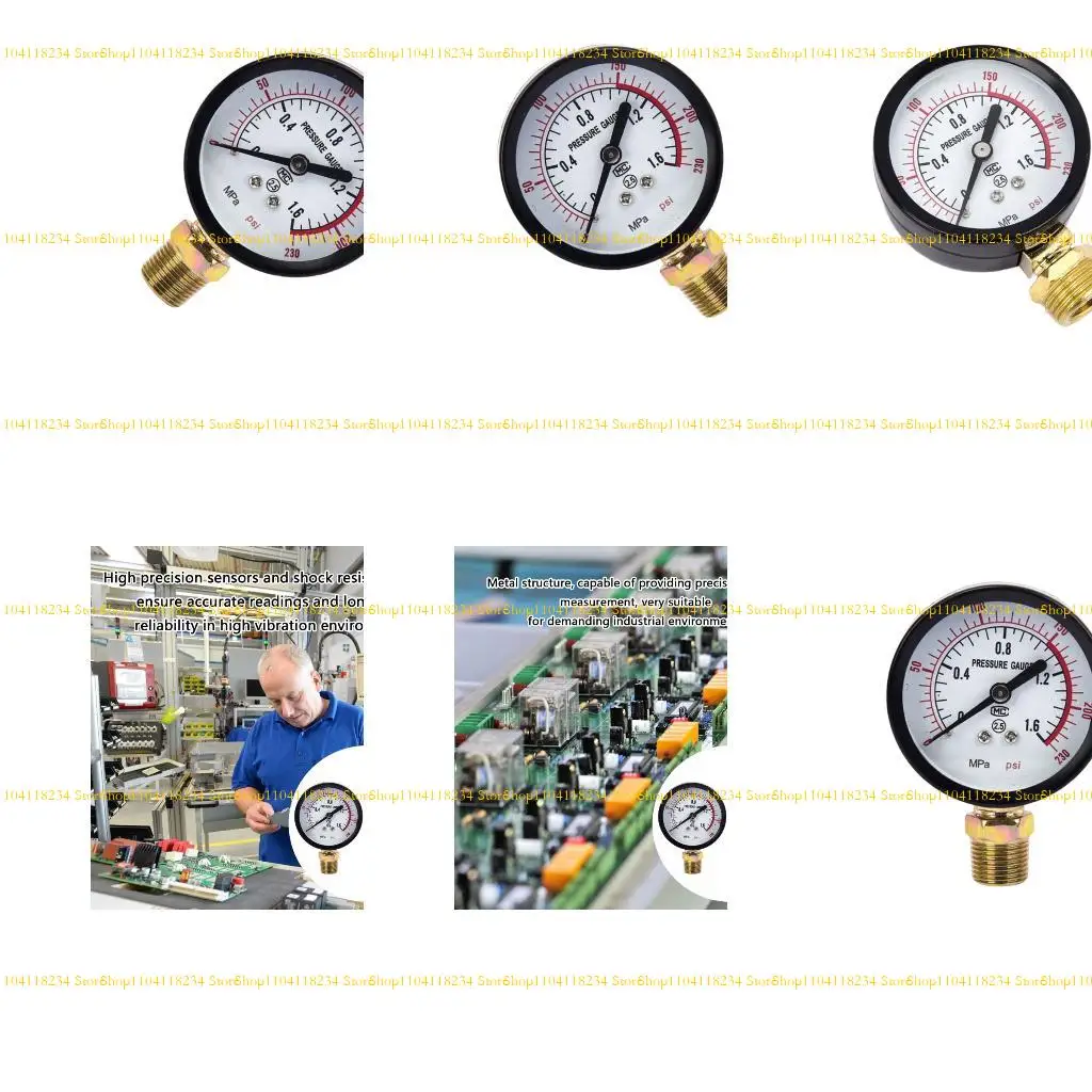 

P9FB Mechanical Engineer Pressure Measurement Tool Radial Face Gauges Metal Pressure Meter Tool for Workshop Maintenance Use