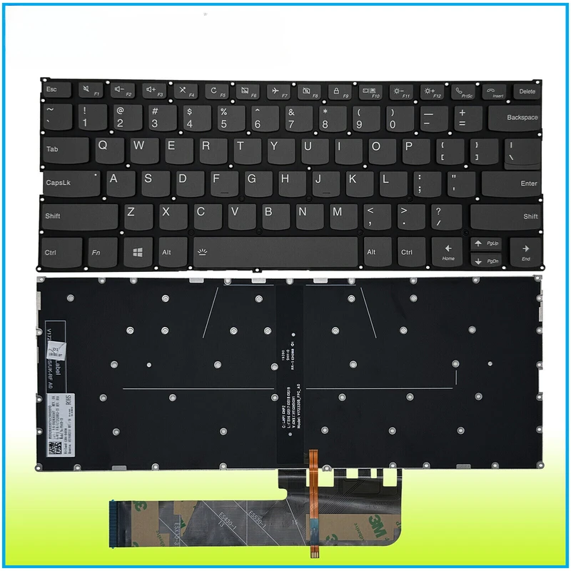 OEM Replacement  New Keyboard Backlit for Lenovo Yoga 730-13IKB 730-13IWL 730-15IKB 730-15IWL