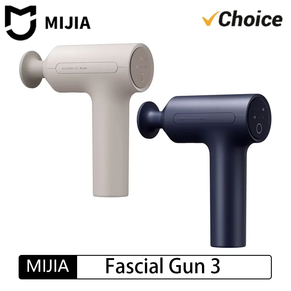 New Mijia Fascia Gun 3 Strength Feedback 10mm Deep Relaxation 25kg Thrust 3 Gear Memory 2450mAh Sports Specific Massage Gun