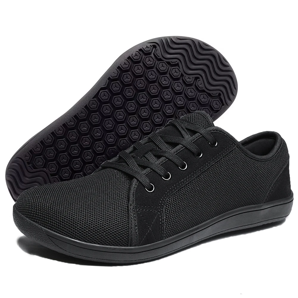 

Обувь для ходьбы PUAMSS с широким носком, минималистичные кроссовки для мужчин и женщин | Подошва с нулевым перепадом высоты | Дышащая сетка