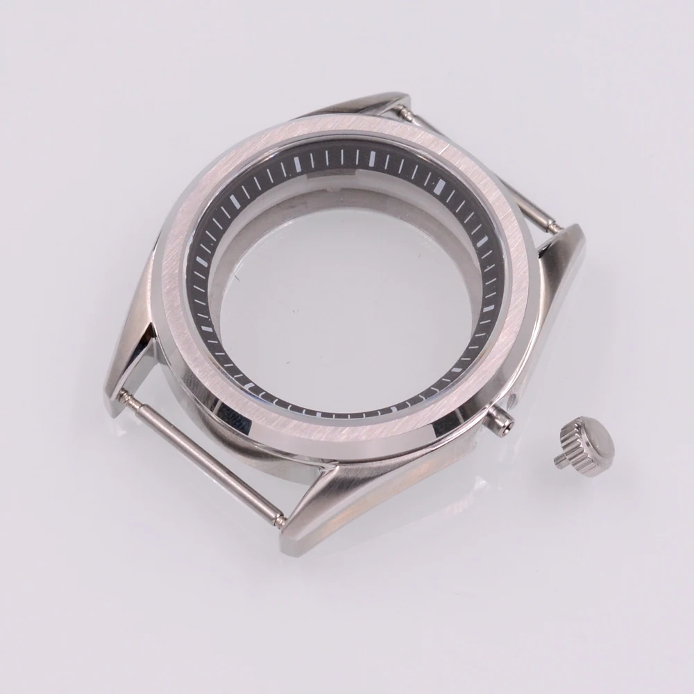 Debert 40mm Watch Case Sapphire Glass Fit NH34 NH35 NH36 Movement Accessory Part