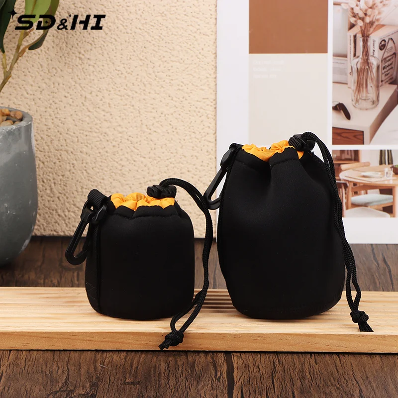 

Camera Lens Pouch Bag Neoprene Waterproof Soft Shocproof Video Camera Lens Pouch Bag Case For Most Digital Camera