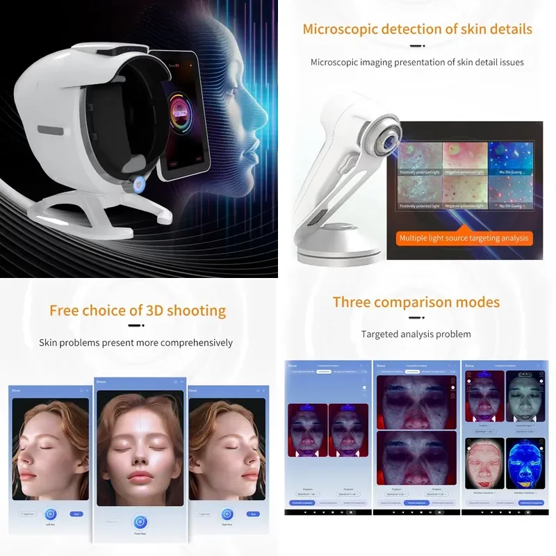 Горячая новинка 2026: Коммерческий 3D-аппарат для анализа кожи VISIA с высокоточным распознаванием лиц