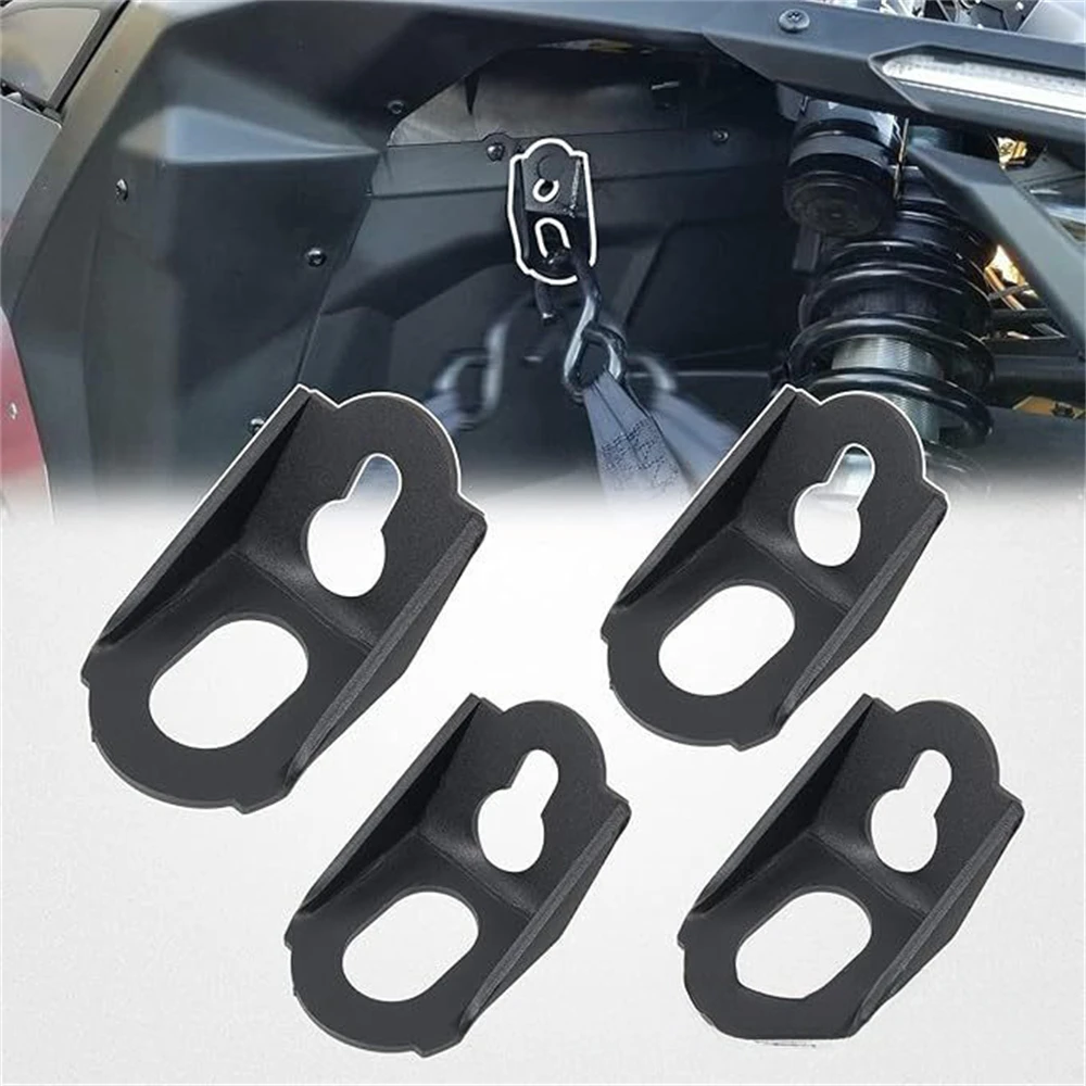 

​For Can Am X3 2017+ Tie Down Hooks Black ( 4pcs )