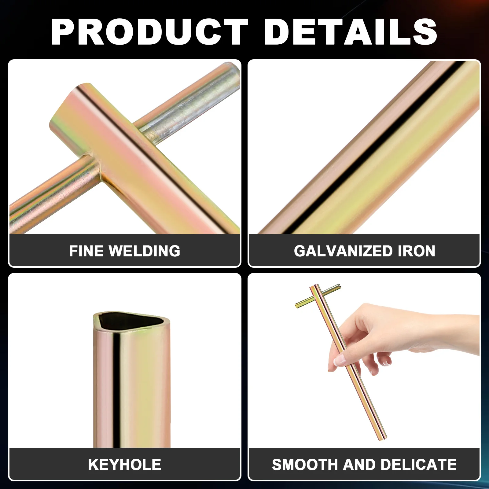 Triangular 7.8 Elevator Door Key Universal Utility Emergency Elevator Door Key Multipurpose Lift Spanner Keys Wrench