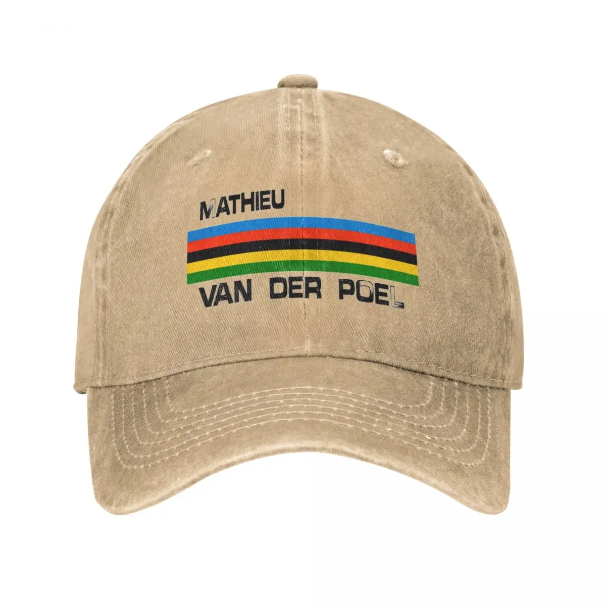 Van Der Poel Mathieu Merch Unisex Baseball Cap Distressed Denim Washed Caps Hat Vintage Outdoor Unstructured Soft Snapback Cap