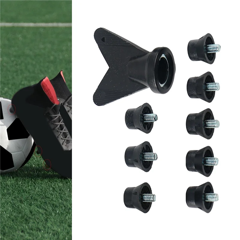 

12 PCS Soccer Shoe Spikes M5 13Mm Studs Turf Track Shoes Spikes For Indoor Outdoor Sports Competition