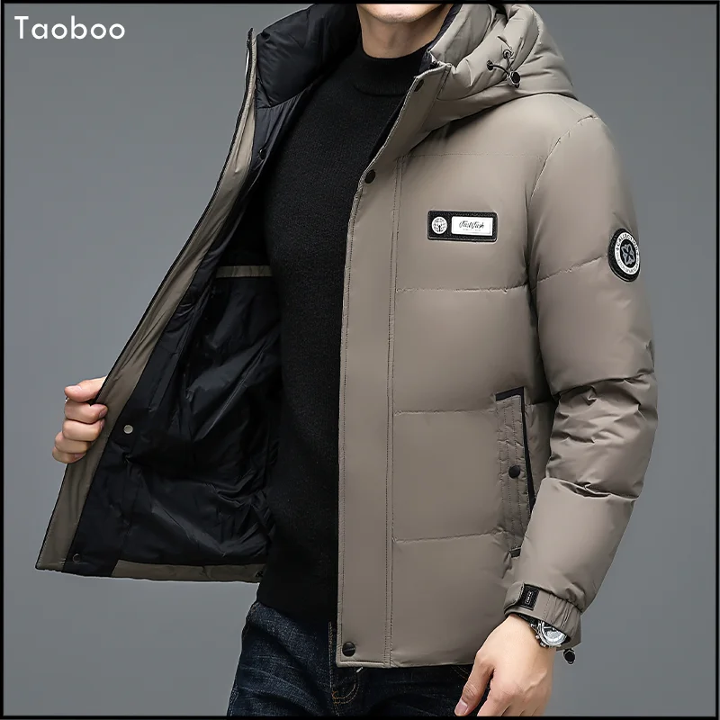 2022 novo inverno jaquetas para homens estilo esportivo canadá frouxo parkas grosso quente acolchoado masculino casaco de inverno outono para baixo