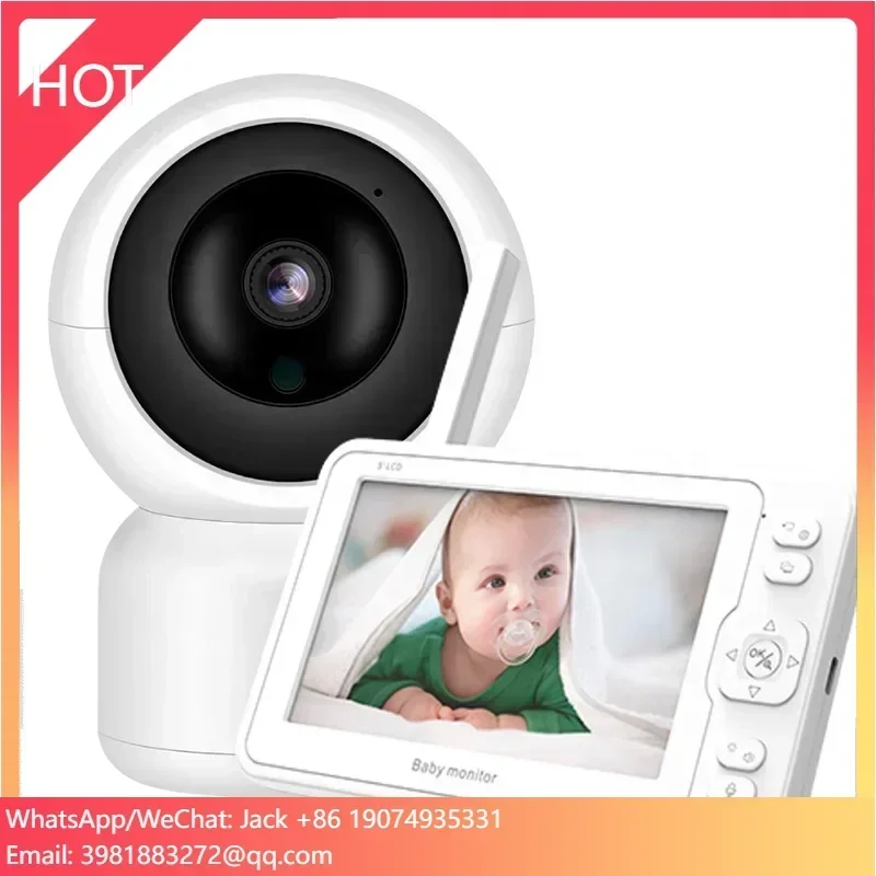 

OEM Factory 2.0MP HD Wide Angle Pan/Tilt Wireless Temperature Innovative Smart Two Way Audio Tele Wifi 1080P Baby
