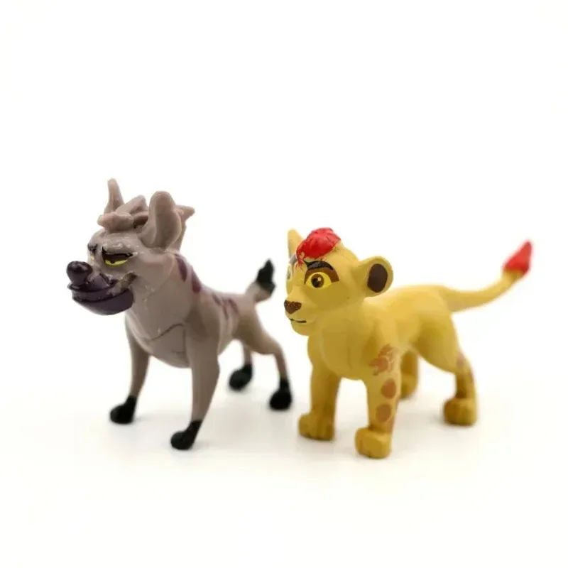 12 unids/lote Rey León Simba Mufasa Kiara Pumba Timon Rafiki figuras de PVC estatua muñecas juguete de modelos coleccionables niños regalo de bebé