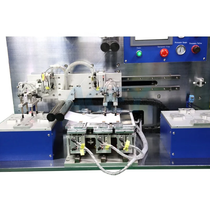 Semi-auto Lithium Ion Battery Pouch Cell  Stacking Machine to Stack Electrode Sheet