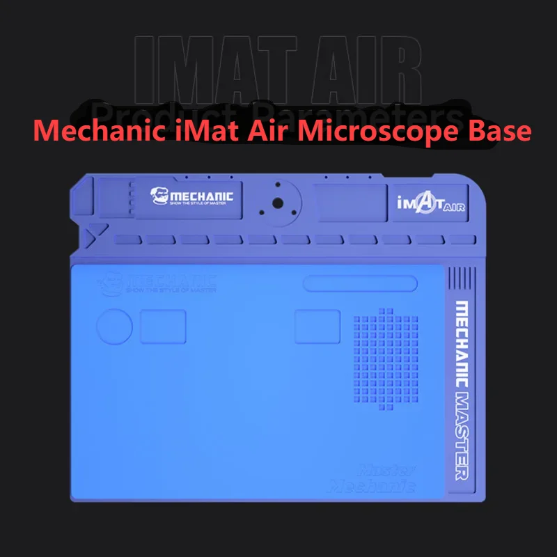 Mechanic IMat Air Aluminum Alloy Microscope Stand Base Phone Repair Platform Resistant Maintenance Mat BGA Solder Station Base