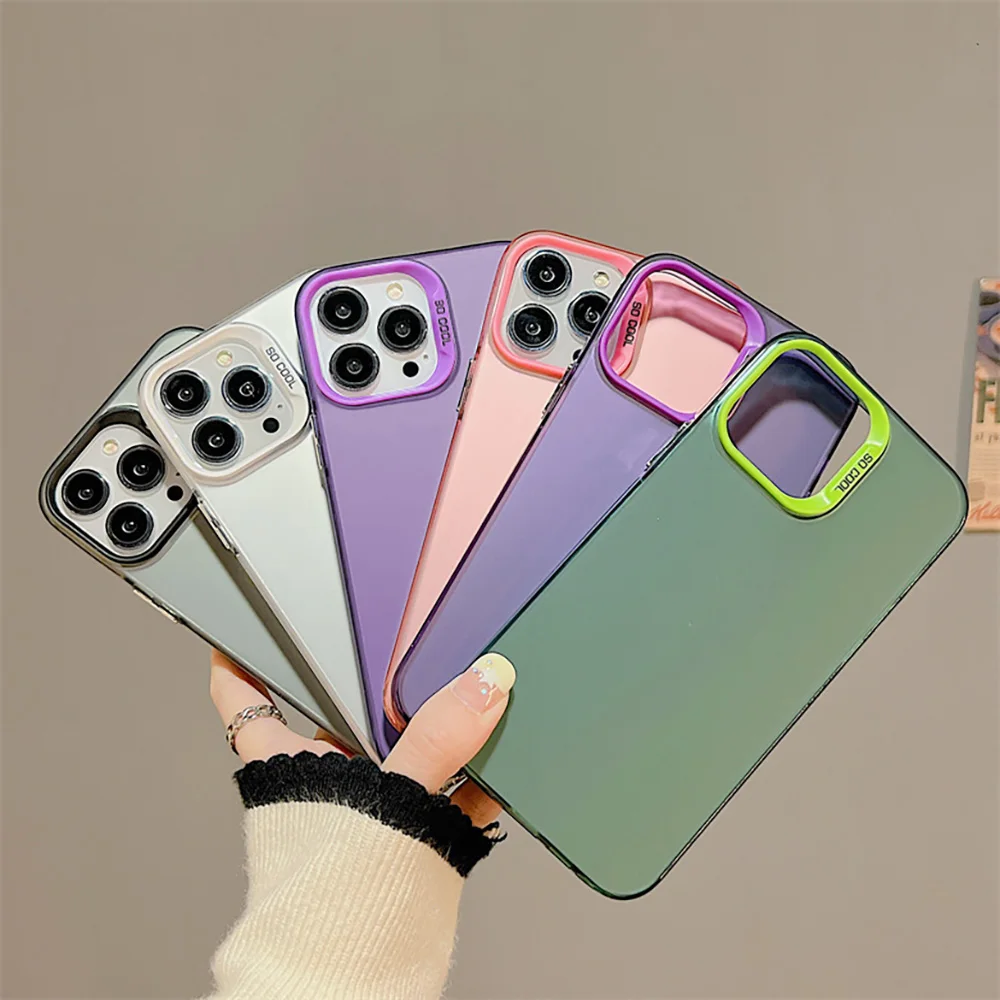Funda de Silicona IMD para iPhone 17 Pro Max, 17, 16, 15, 13, 12, 11, 14, Air, SE, XR, 8, 7, XS Max, 15 Plus, Mate, Antigolpes