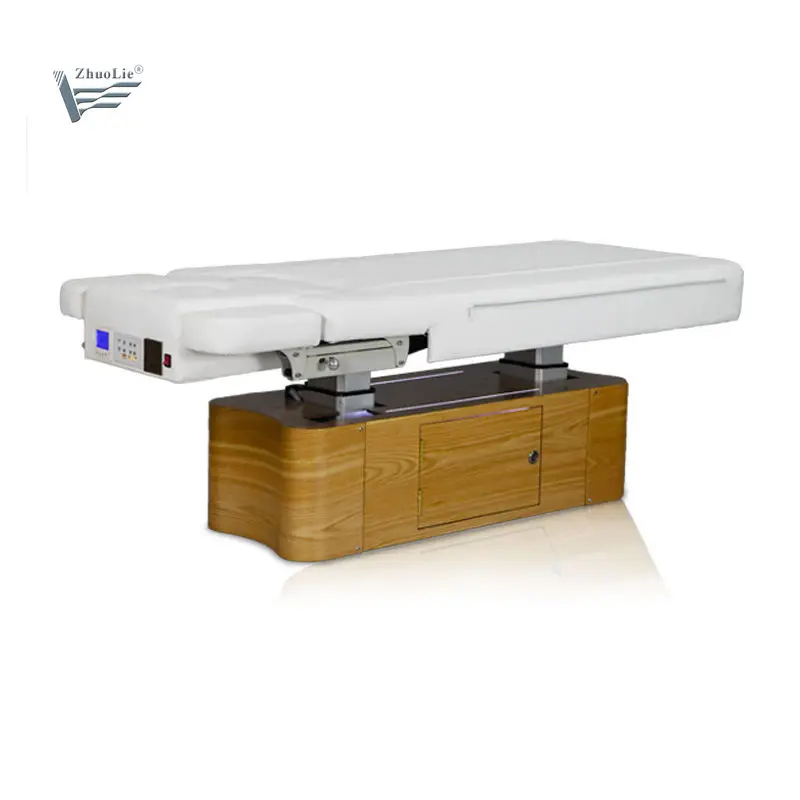 

Electric Lift Heating Beauty Spa Bed With Music Massage Bed for Sale
